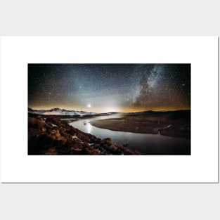 Milky Way Over Mammoth Lakes, Starry night, Astro photography Posters and Art